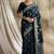 black banarasi art silk saree with traditional weaving craft 