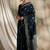 black banarasi art silk saree with traditional weaving craft 