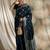 black banarasi art silk saree with traditional weaving craft 