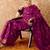 magenta banarasi art silk saree with graceful weaving patterns 