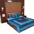 Polysilk Embroidered Bed Cover Set