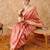 peach banarasi art silk saree for women with luxurious weaving 