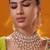 Gold plated kundan necklace set