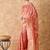 peach banarasi art silk saree for women with luxurious weaving 