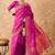 pink banarasi art silk saree with elegant weaving work 