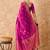 pink banarasi art silk saree with elegant weaving work 