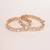 Gold plated kundan bangles