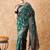 women's green banarasi art silk saree with artistic weaving 