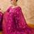 pink banarasi art silk saree with rich weaving patterns 