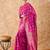 pink banarasi art silk saree with rich weaving patterns 