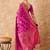pink banarasi art silk saree with rich weaving patterns 