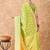 pista green banarasi art silk saree with exclusive weaving work 