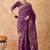 wine banarasi art silk saree with bold weaving work 