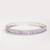 Silver plated purple bracelet