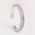 Silver plated purple bracelet