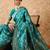 sky blue banarasi art silk saree with intricate weaving patterns 