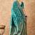 sky blue banarasi art silk saree with intricate weaving patterns 