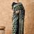 women's black banarasi art silk saree with majestic weaving 