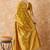 mustard banarasi art silk saree with classic weaving work 