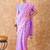 lavender banarasi art silk saree with luxurious weaving details 