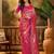 pink banarasi art silk saree with beautiful weaving work 