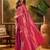 pink banarasi art silk saree with beautiful weaving work 