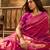 pink banarasi art silk saree with beautiful weaving work 