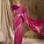 pink banarasi art silk saree with graceful weaving accents 