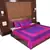 Polysilk Embroidered Bed Cover Set