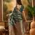 classic green banarasi art silk saree with authentic weaving touch 