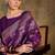 wine banarasi art silk saree with contemporary weaving charm 