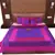Polysilk Embroidered Bed Cover Set
