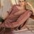 peach banarasi art silk saree with minimalist weaving elegance 