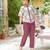 Embroidered Pure Cotton Shirt With Trousers Co-ords