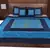 Polysilk Rajwada Mirror work Bed Cover Set