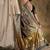 black banarasi art silk saree with bold weaving features 