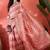 Pink heavy cotton silk saree with beautiful ethnic woven design    