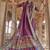 Purple printed silk festival classic saree