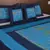 Polysilk Rajwada Mirror work Bed Cover Set