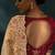 Beige embroidered silk blend contemporary saree for engagement