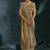 Grey embroidered silk blend contemporary saree for engagement