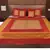Polysilk Rajwada Mirror work Bed Cover Set