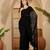 Black heavy net embroidered saree with belt diamond embellished designer party & reception saree