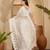 White heavy net embroidered saree with belt diamond embellished designer wedding & party saree