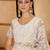 White heavy net embroidered saree with belt diamond embellished designer wedding & party saree