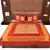 Polysilk Rajwada Mirror work Bed Cover Set
