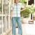 Embroidered Pure Cotton Shirt With Trousers Co-ords