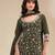 Green embroidered vichitra silk semi-stitched palazzo style salwar suit
