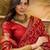 red banarasi jacquard saree with rich zari weaving & tassel pallu – includes unstitched blouse