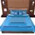 Polysilk Hand Gold Print Bed Cover Set